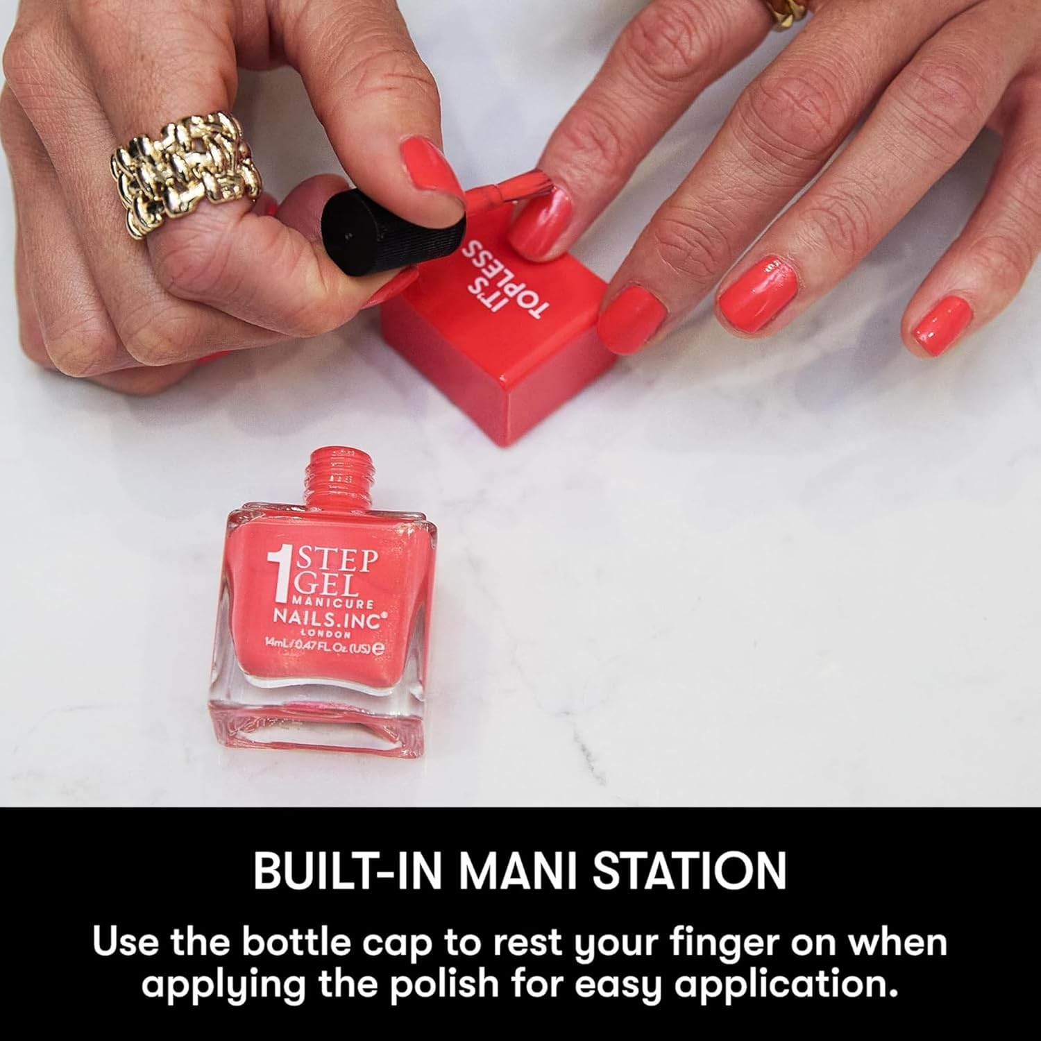 Thumbnail 6 de Nails.INC It's Topless Gel-Like 4-in-1 Nail Polish in Heidi (14 ml)