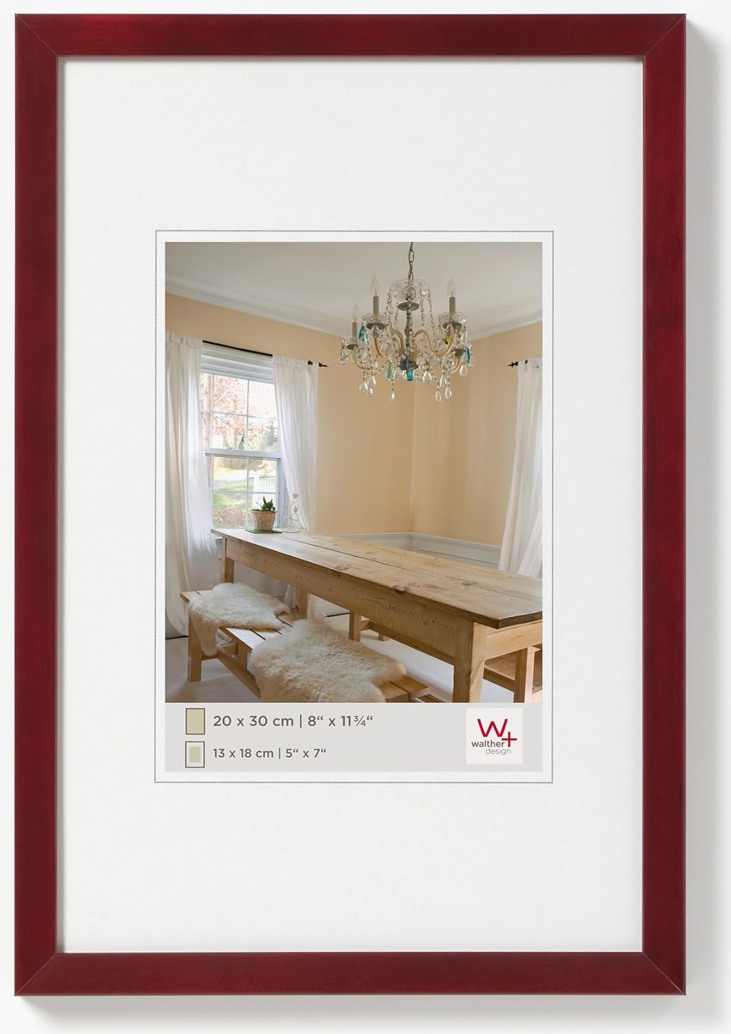 Detalle de walther Design Picture Frame Oak 9 x 13 cm (BP913E)