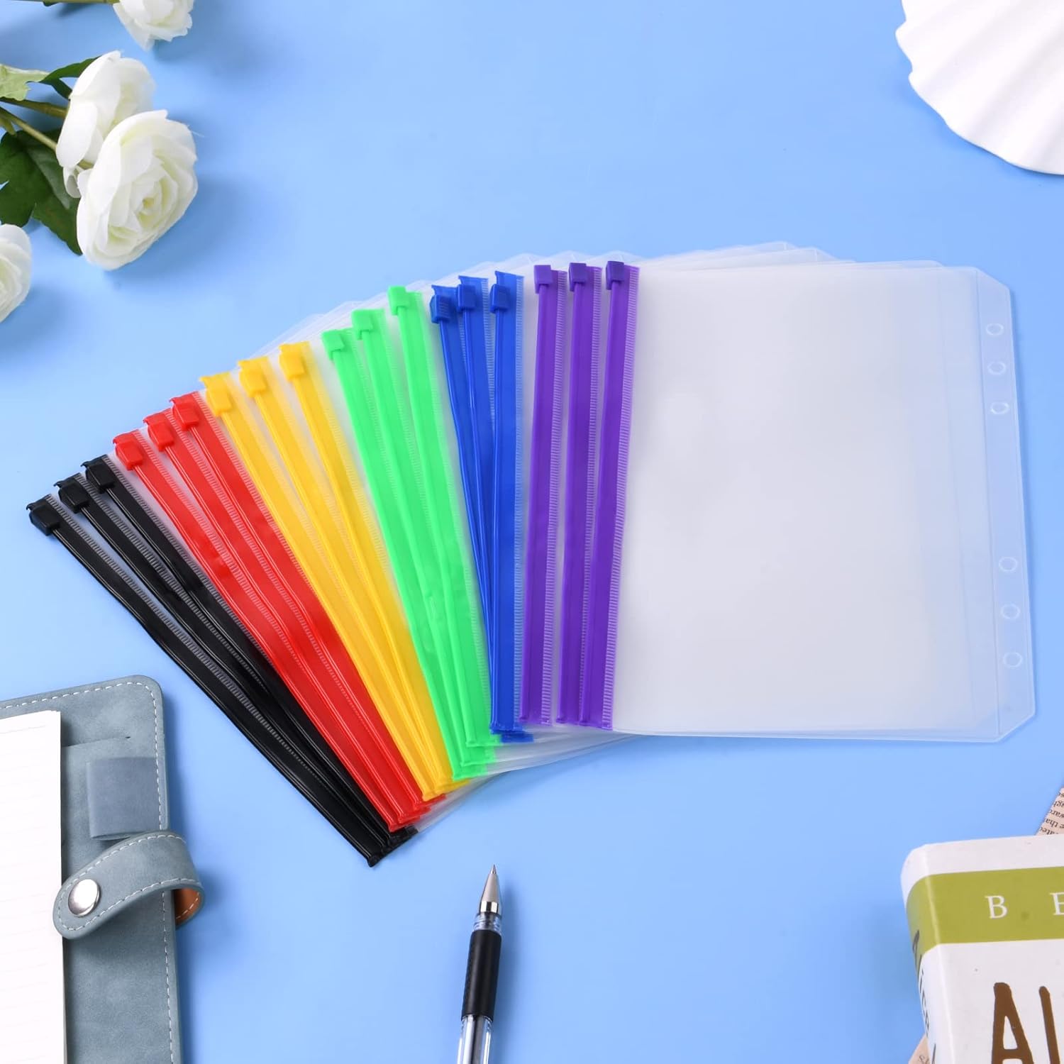 Thumbnail 4 de Vicloon Pochettes Classeur A5 18 pièces 🗂️