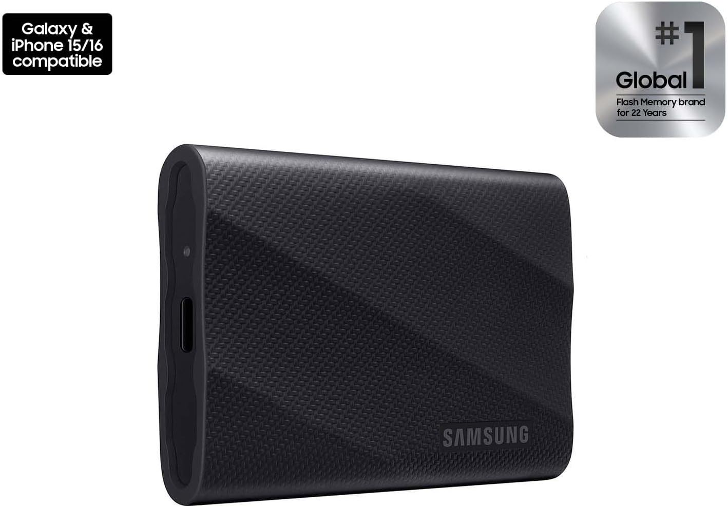 Detalle 2 de Samsung T9 Portable 1TB SSD with USB 3.2 Gen 2x2