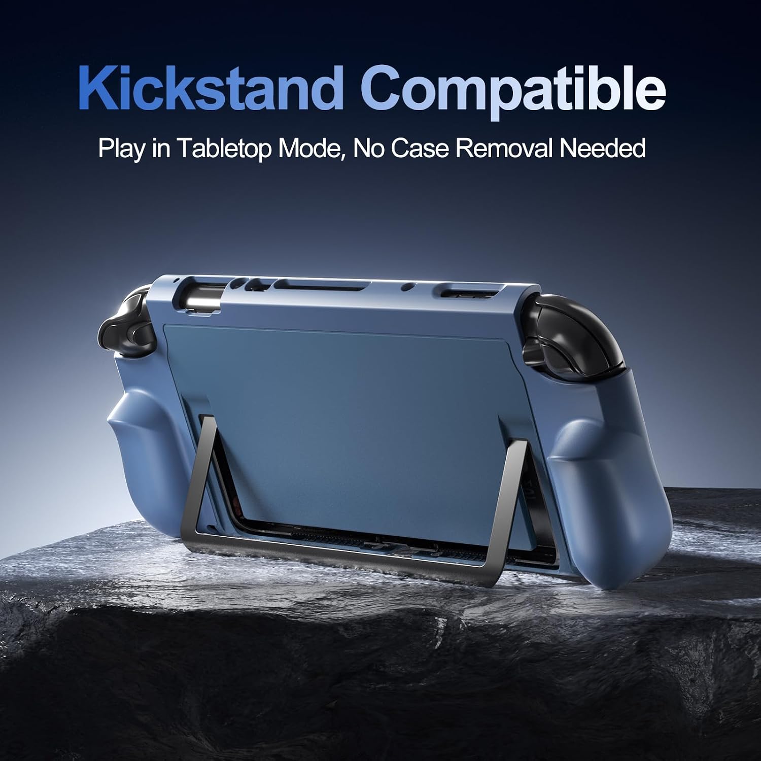 Detalle de ProCase PC-08367058 Switch 2 Grip Case with Foldable Handles, Red & Blue