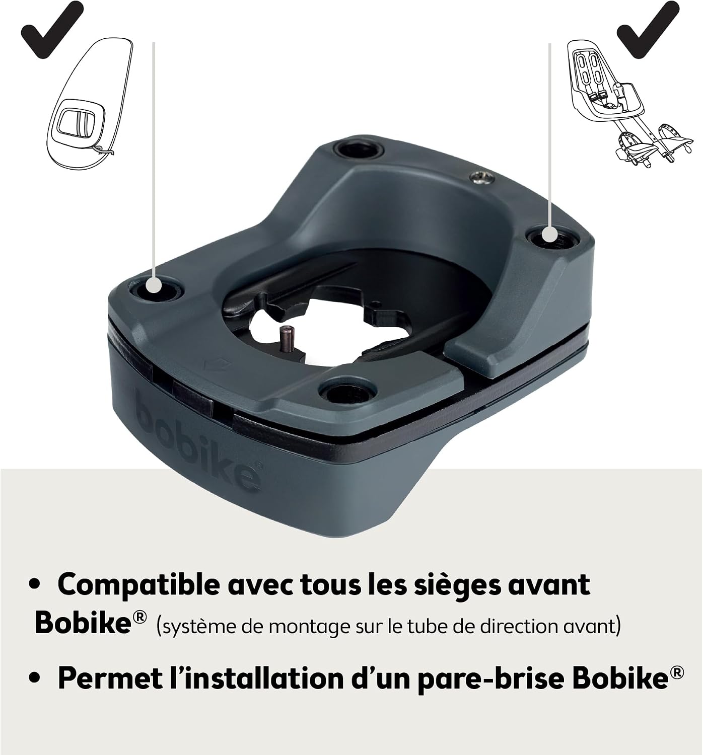 Thumbnail 4 de Bobike Adaptateur A-Head Plus – pour siège avant Go Mini, One Mini et Evolve Mini