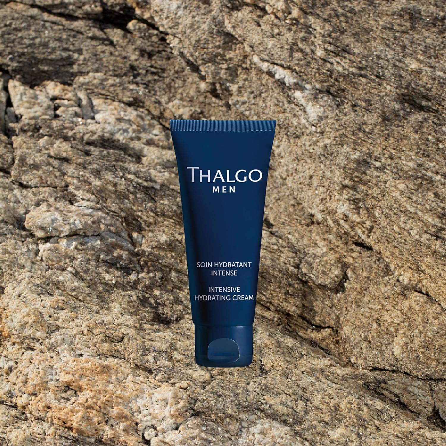 Detalle 1 de THALGO Men Intensiv Feuchtigkeitscreme – Tiefen hydratierende Pflege mit Meeresquellwasser, 50 ml