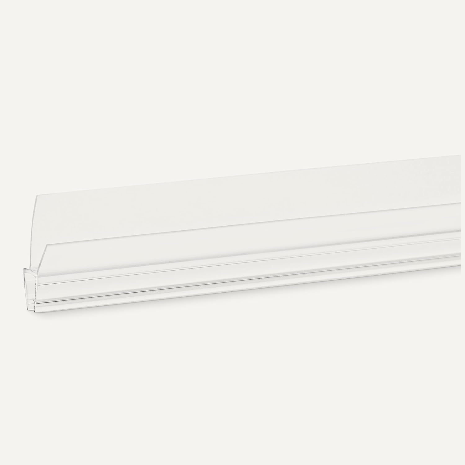 Detalle de Amazon Basics Shower Door Bottom Seal Strip for 6.35mm Glass, 87.5 cm