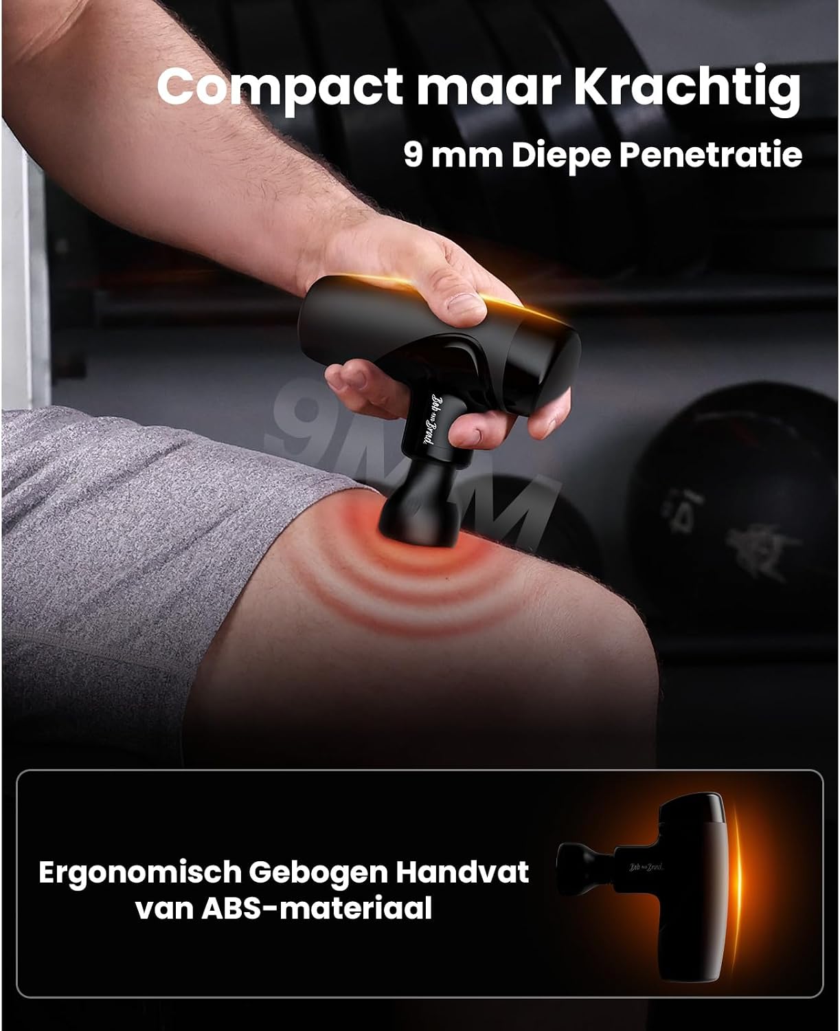 Thumbnail 2 de BOB AND BRAD M7 Plus mini-massagepistool met warmte en 9 mm amplitude