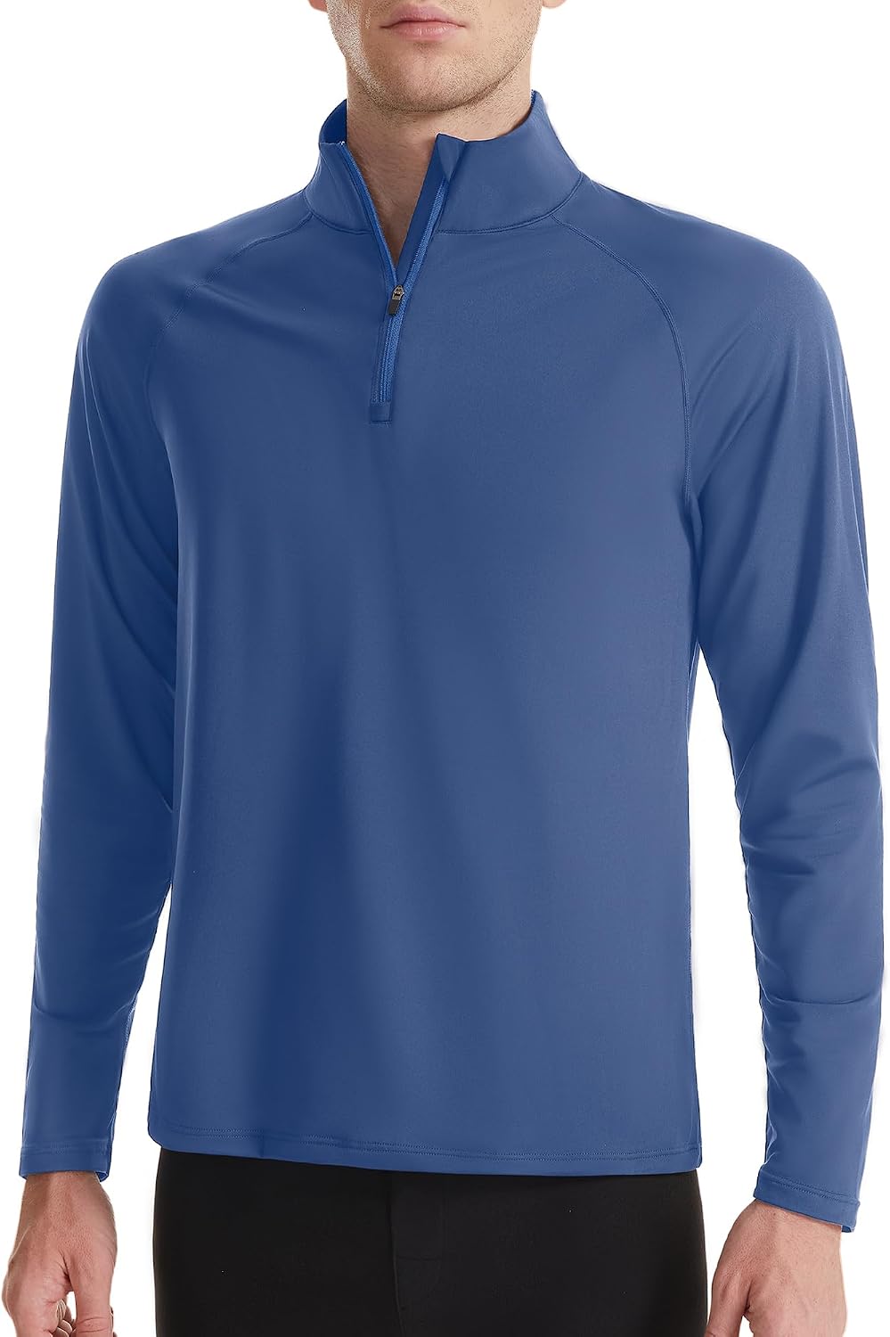 Detalle 2 de Runhit Men's Quarter-Zip Fleece Pullover