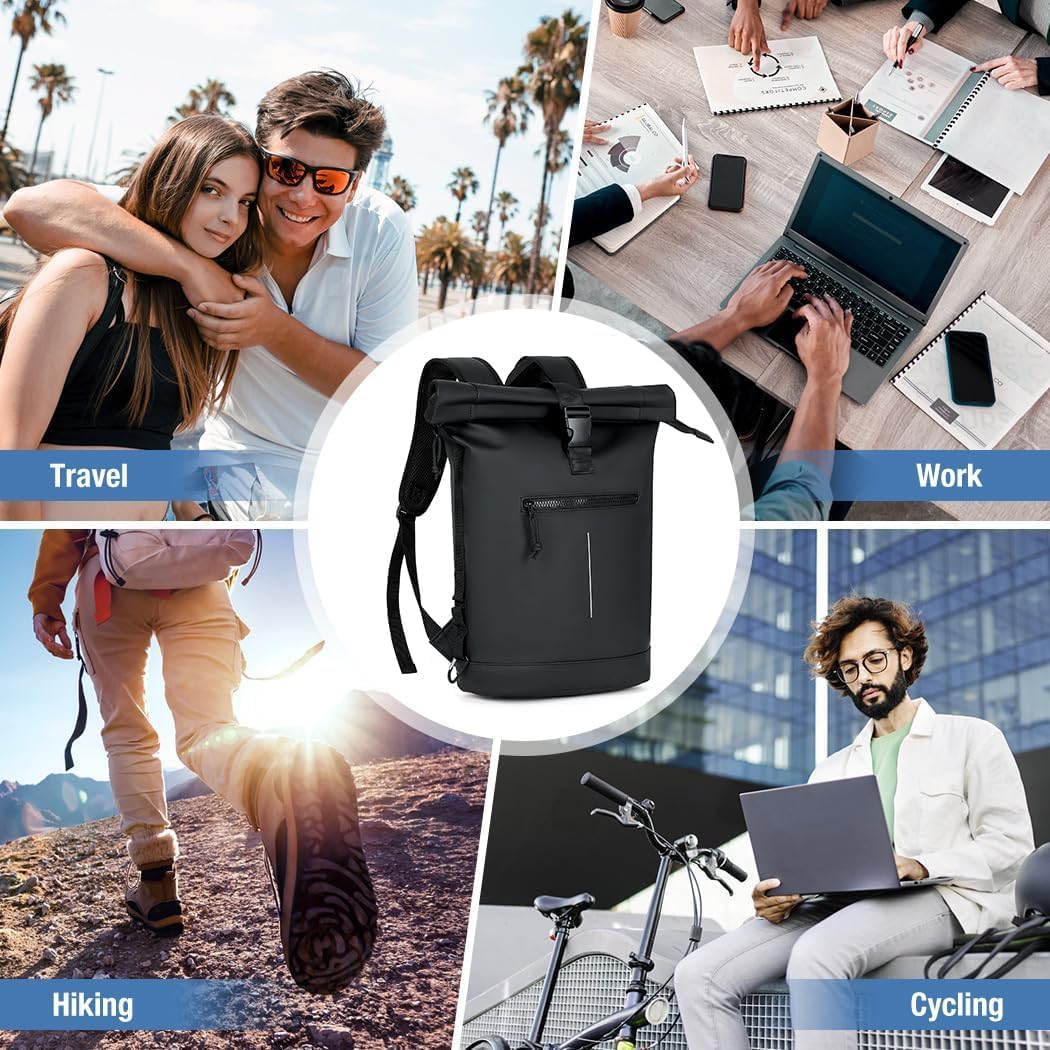 Thumbnail 5 de Lekeinchi Rolltop Rucksack 25 L