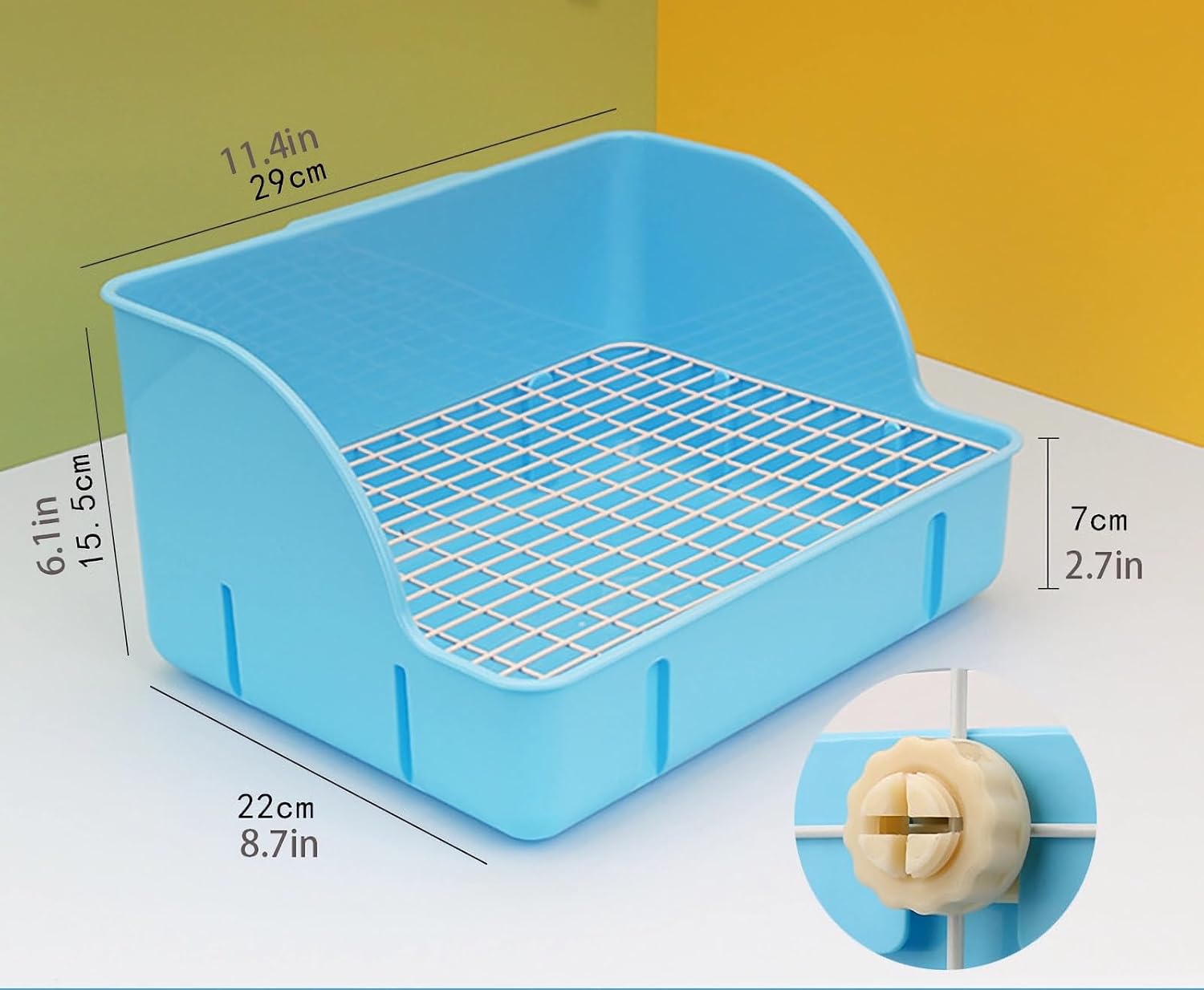 Thumbnail 4 de Rabbit Litter Box Premium Steel Mesh 1 Large ๐