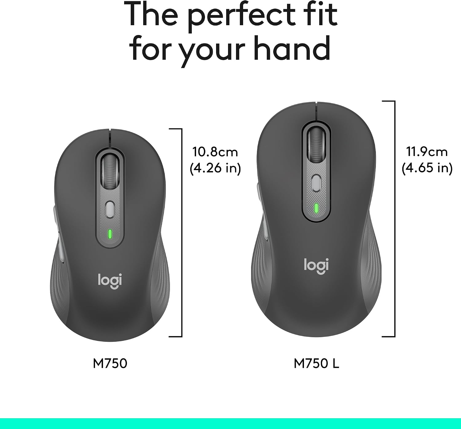 Detalle de Logitech wireless mouse, Large