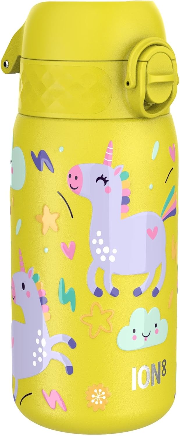 Detalle 2 de Ion8 Borraccia Bambini Unicorni 400 ml: senza perdite e senza BPA