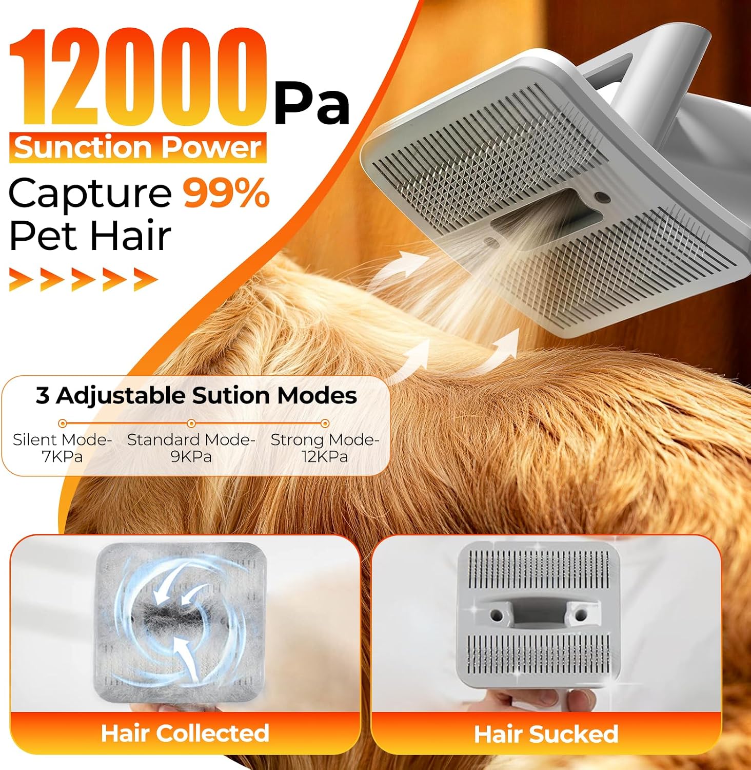 Detalle 2 de FIXR Dog Grooming Vacuum Kit 2L