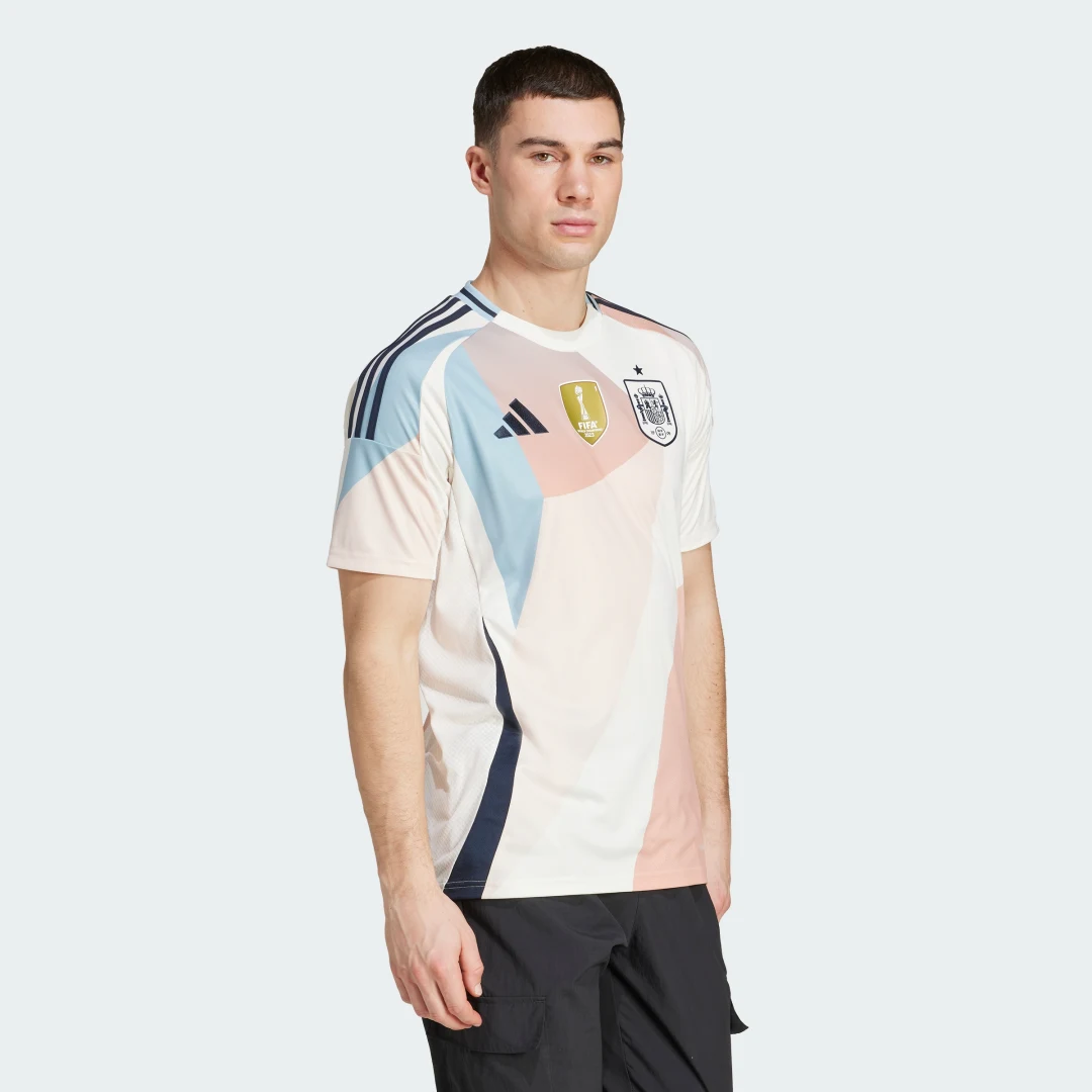 Thumbnail 2 de Camiseta segunda equipación selección femenina España 25 Adidas en blanco