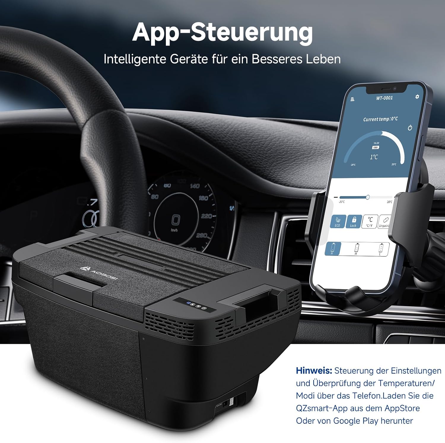 Thumbnail 6 de AAOBOSI Kompressor Kühlbox 35L für Tesla Model Y