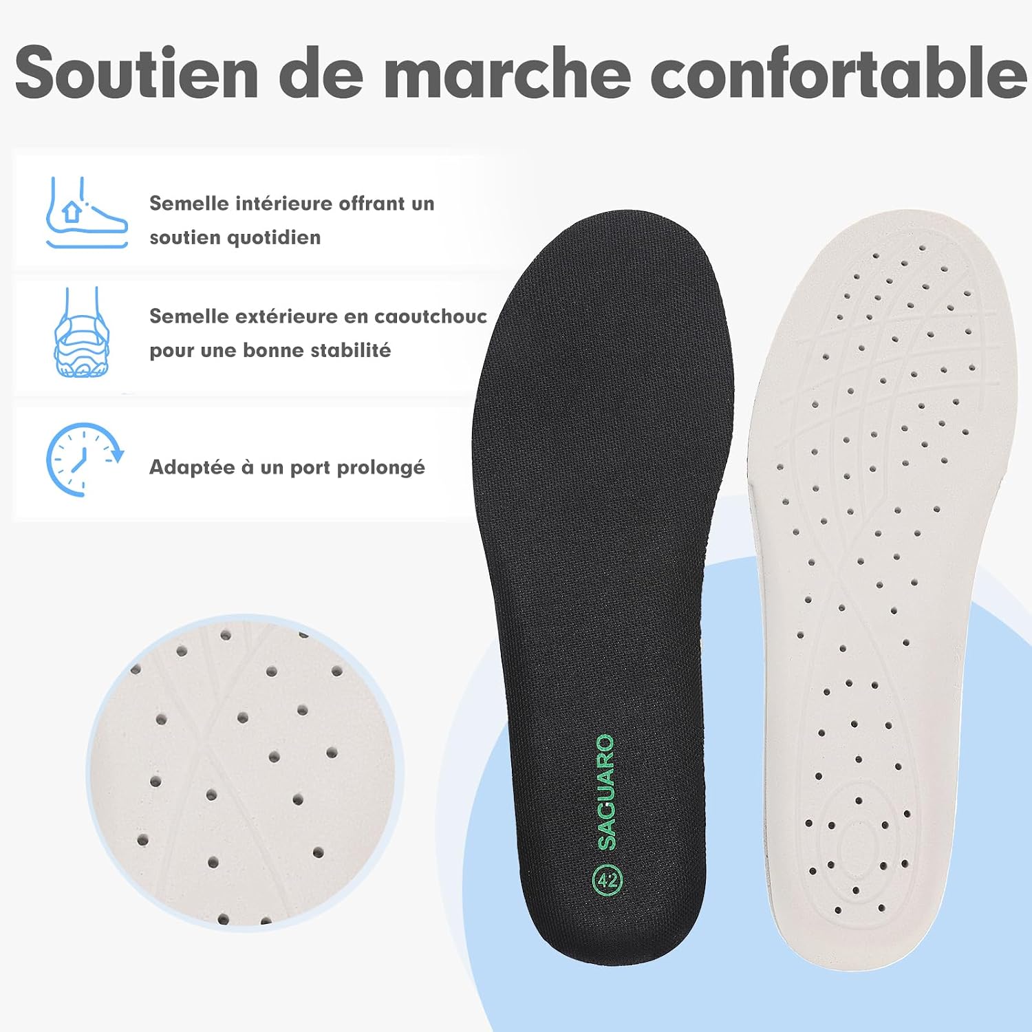 Thumbnail 5 de Sandales de trekking SAGUARO Homme Femme à orteils fermés respirantes, antidérapantes