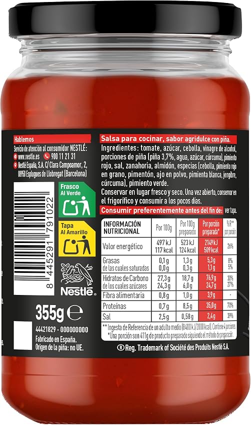 Detalle 2 de Maggi Salsa Asiática Agridulce 6 x 355 g