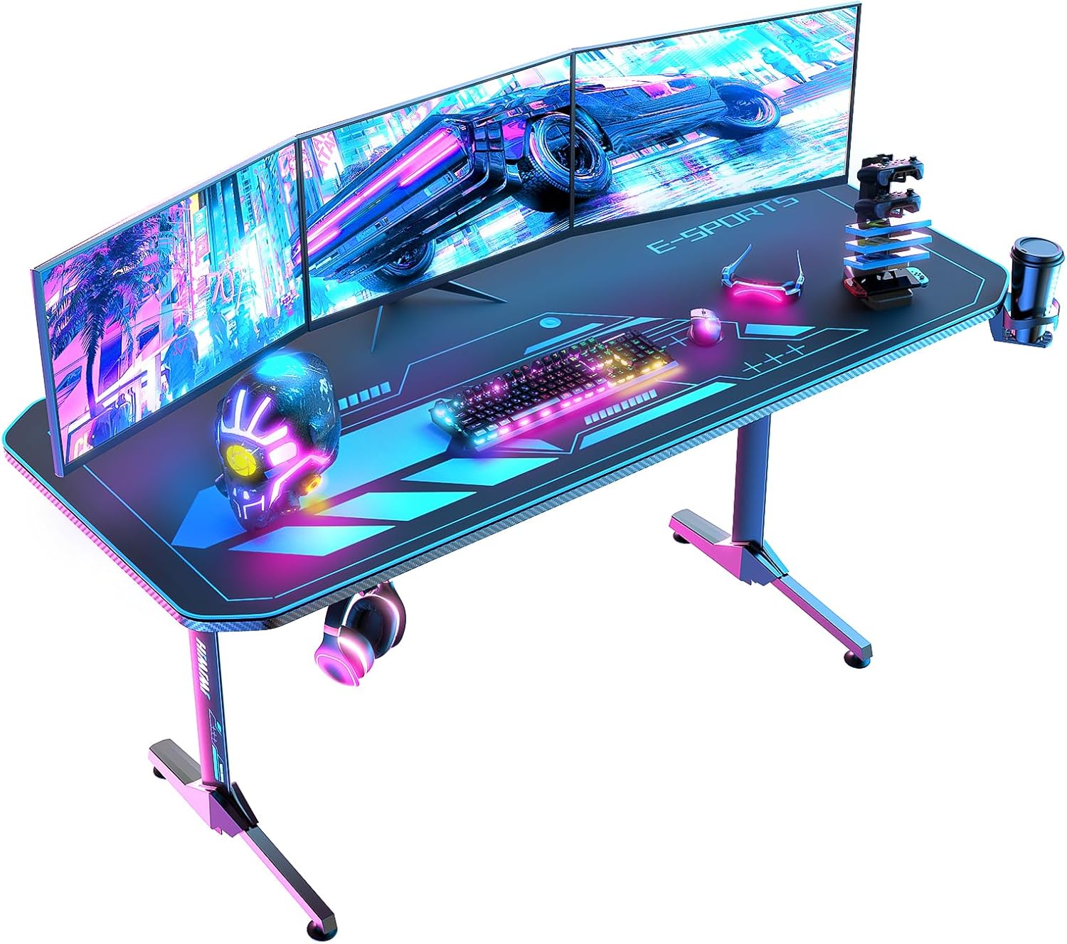 Detalle de Himimi Mesa Gaming 160x75 cm