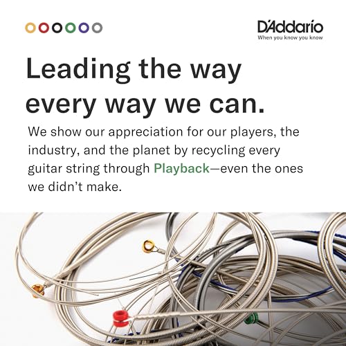 Detalle de D'Addario EJ16 Phosphor Bronze Acoustic Guitar Strings, Light 12-53 Set