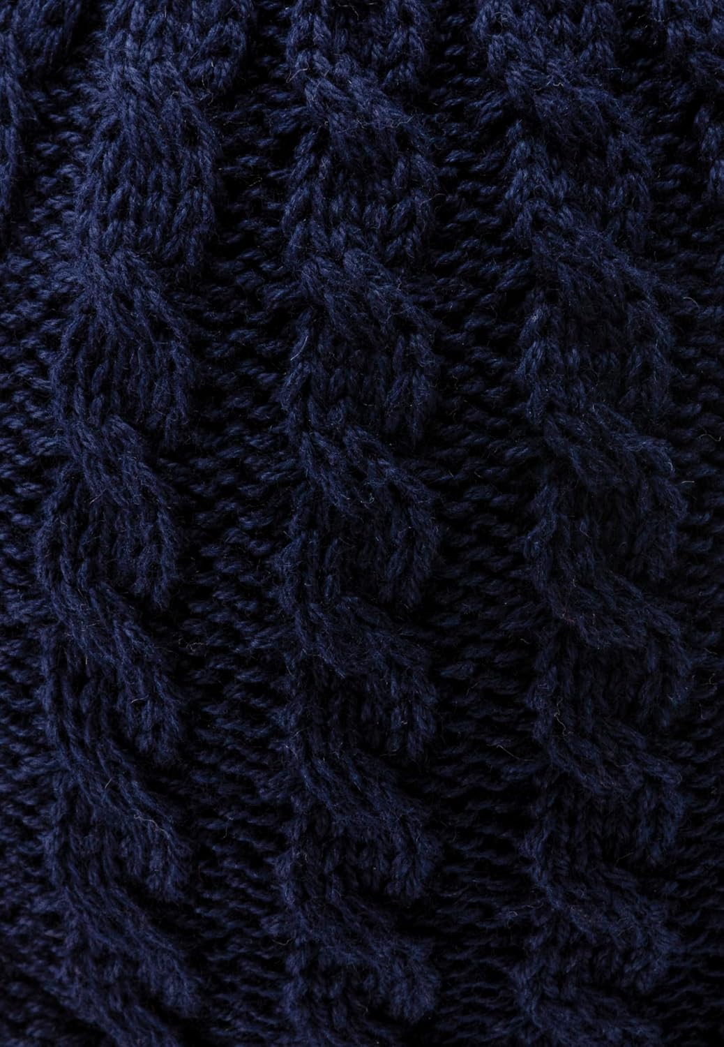 Detalle de Bonnet en Tricot torsadé — confort pour l’automne et l’hiver