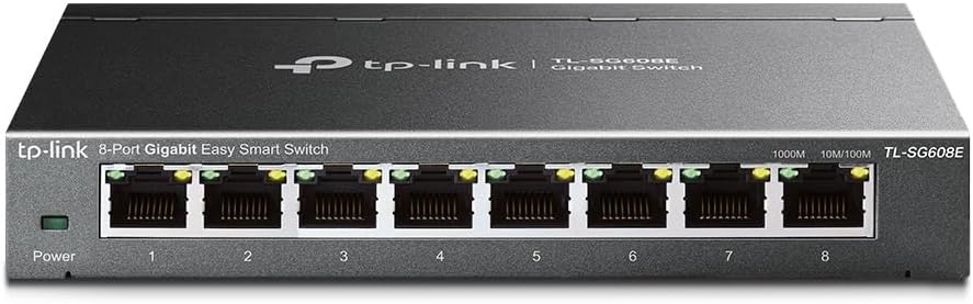 Detalle de TP-Link TL-SG608E Easy Smart Managed Switch Ethernet Gigabit a 8 porte RJ45