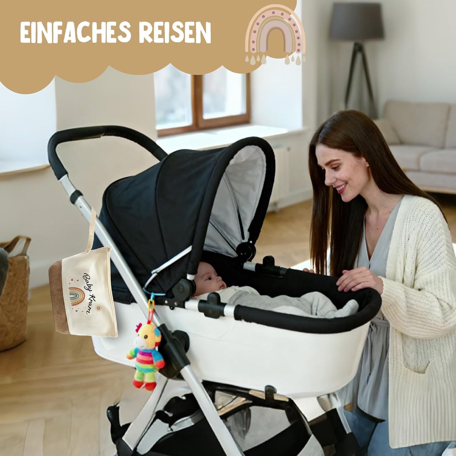 Thumbnail 6 de 2er Set Mama Tasche Mama Kram, 23 x 16 x 6 cm