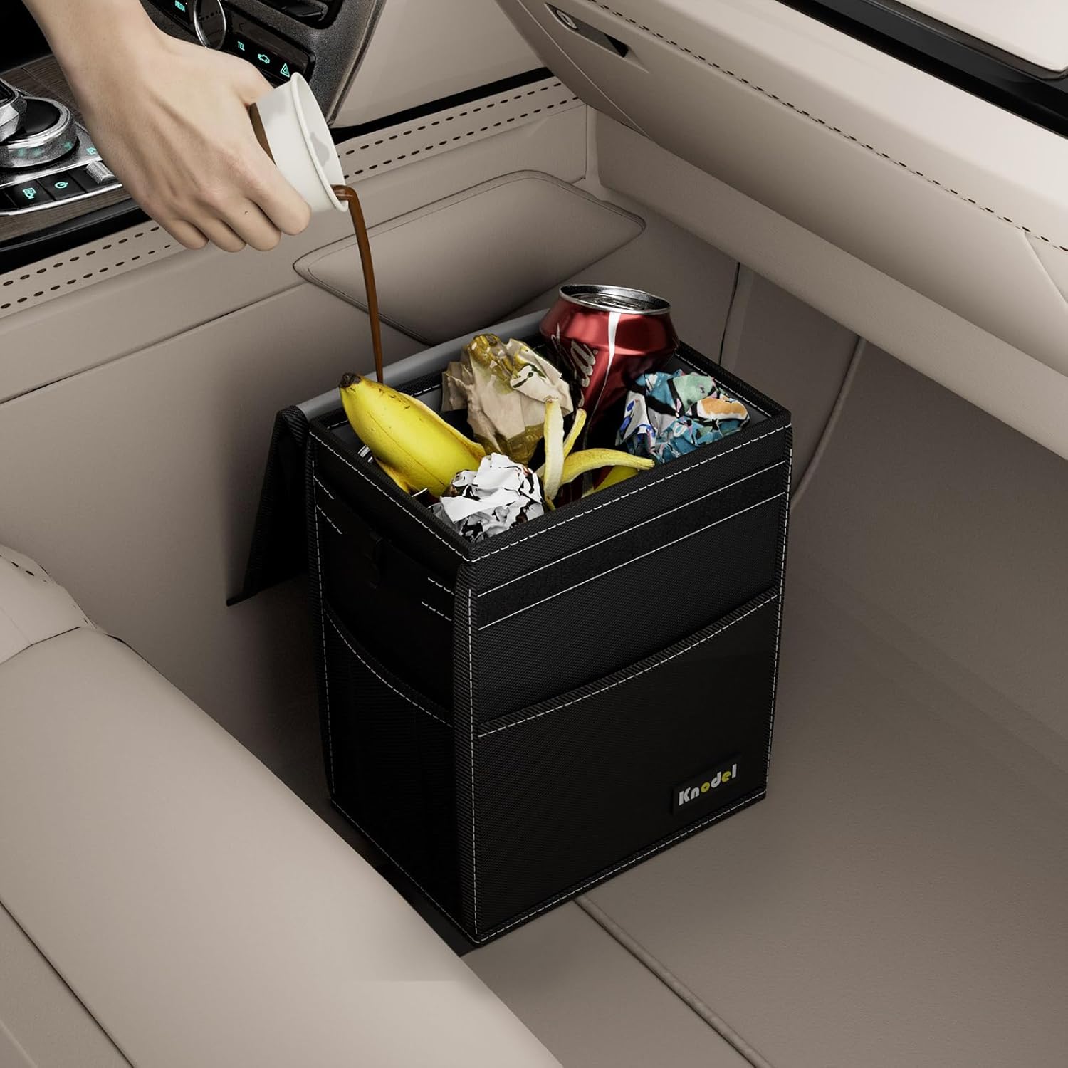 Thumbnail 5 de K KNODEL 2 Gallon Leak-Proof Car Trash Can