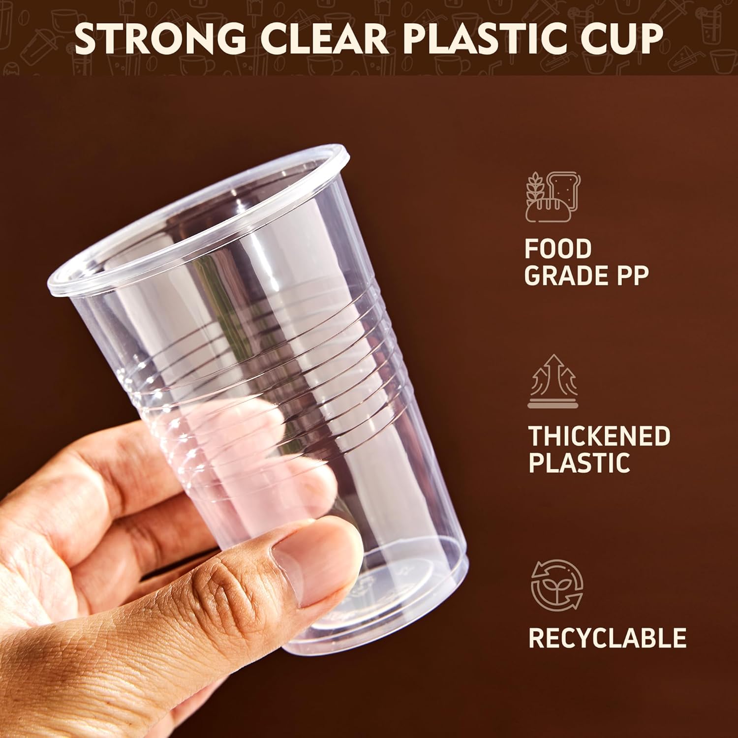 Thumbnail 4 de YEEHAW 9 oz Plastic Cups 500-Pack 🥤