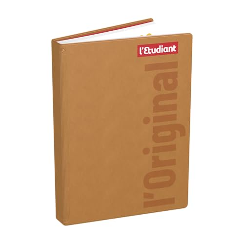 Detalle de L'ETUDIANT ORIGINAL CAMEL Agenda Scolaire 2026-2027 – Couverture ouatinée, 15x21 cm