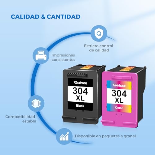 Thumbnail 4 de Redsee 304XL Cartuchos Remanufacturados para HP Envy