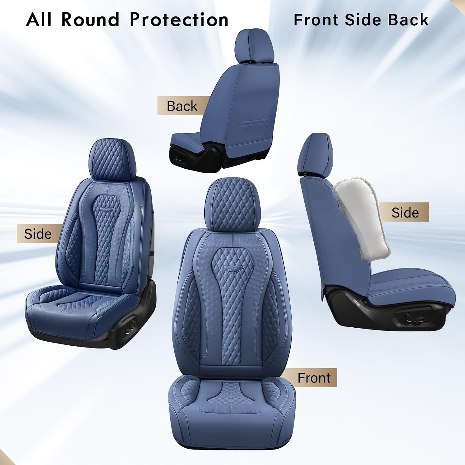 Detalle 2 de Coverado Front Seat Covers, Leatherette
