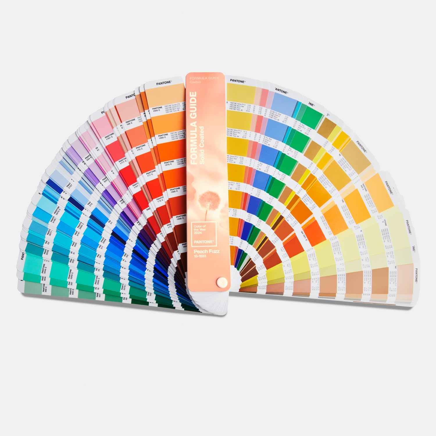 Detalle 1 de Pantone 2024 Formula Guide COY Edition – przewodnik kolorów Peach Fuzz