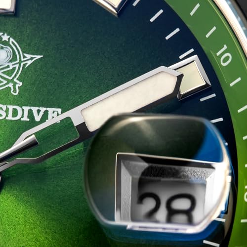 Detalle 1 de ADDIESDIVE AD2089, montre de plongée à quartz 200 m, lunette céramique