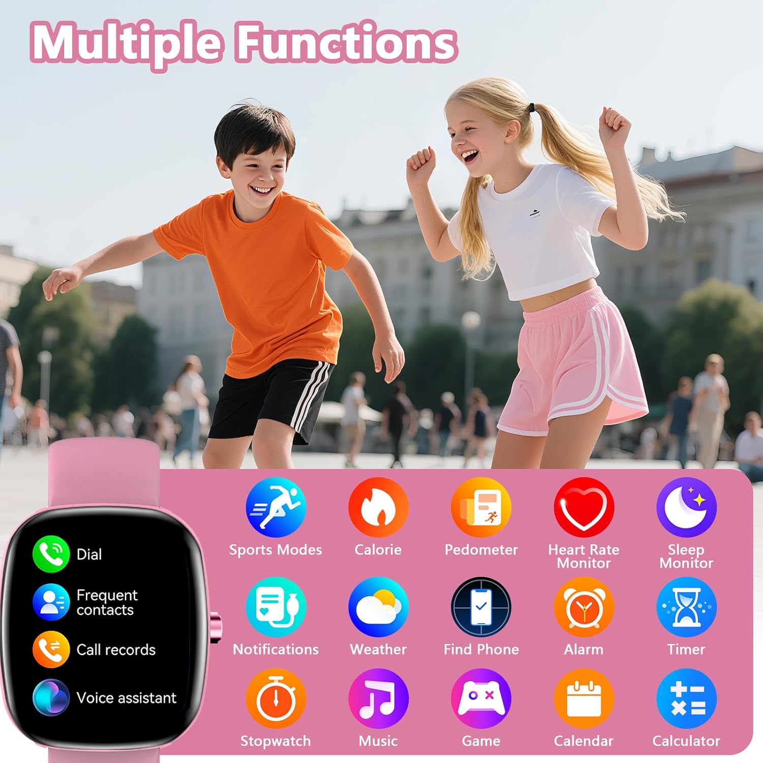 Detalle 2 de Tynggko Kids Smart Watch 100 Modes