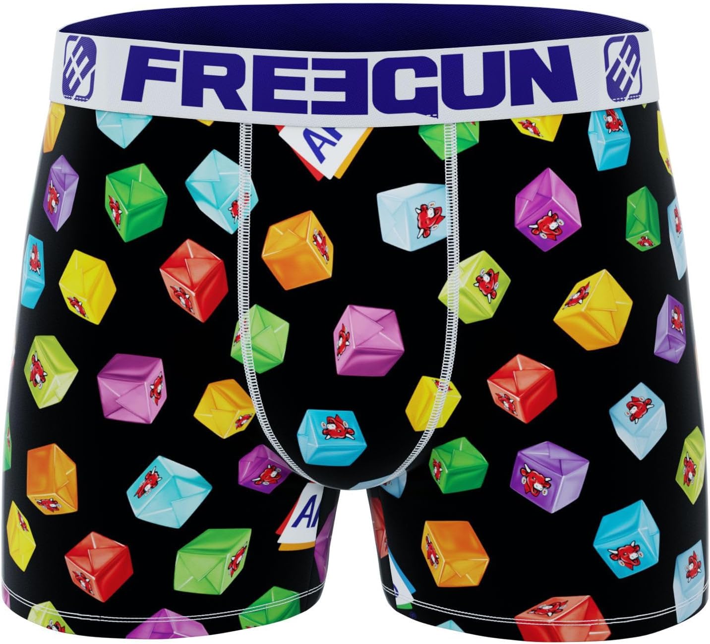 Thumbnail 6 de FREEGUN lot de 5 boxers homme La Vache Qui Rit – Caleçons stretch ultra-doux