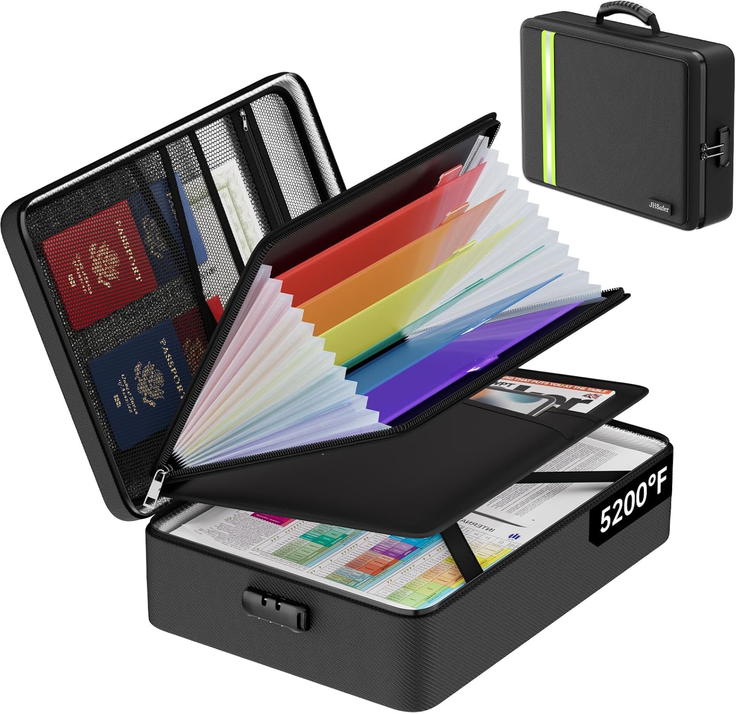 Thumbnail 6 de Fireproof Document Bag 5200°F 📁