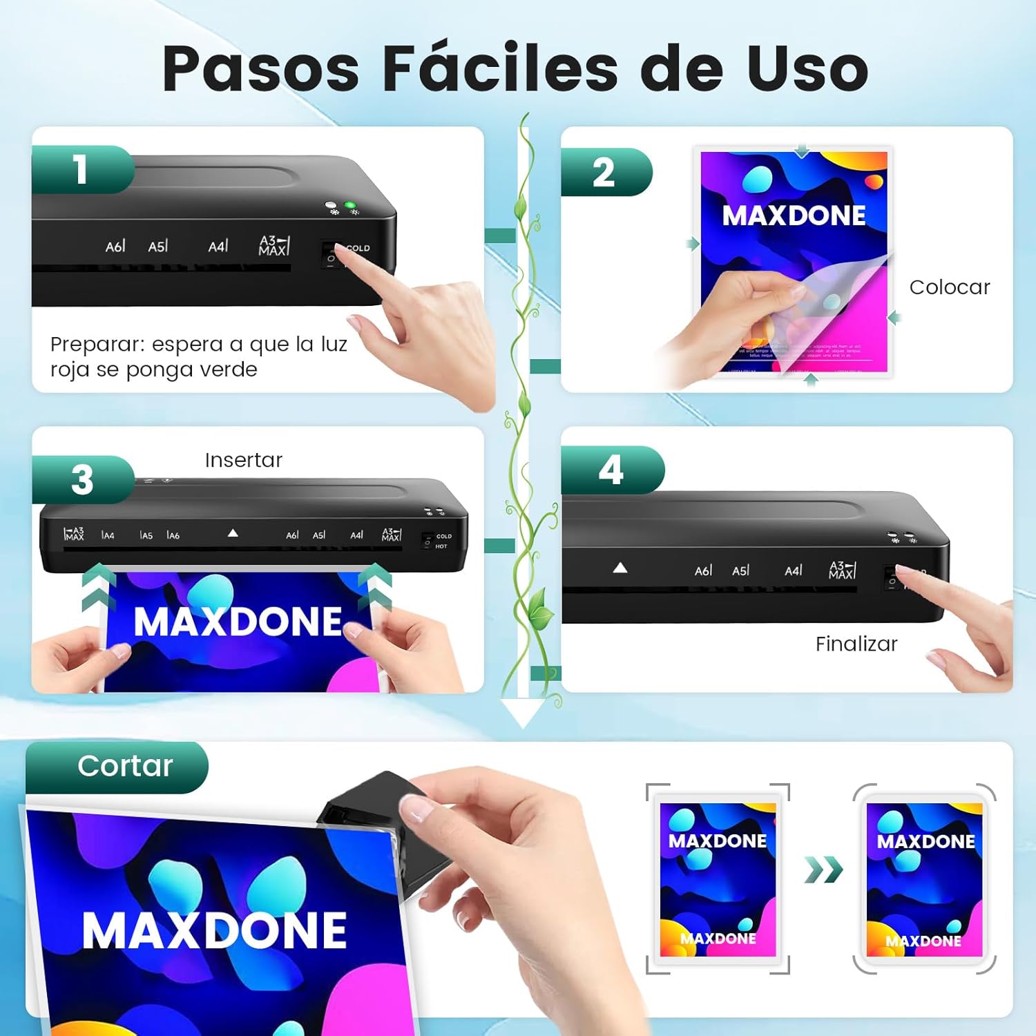 Thumbnail 6 de MAXDONE Plastificadora A3 355 mm/min