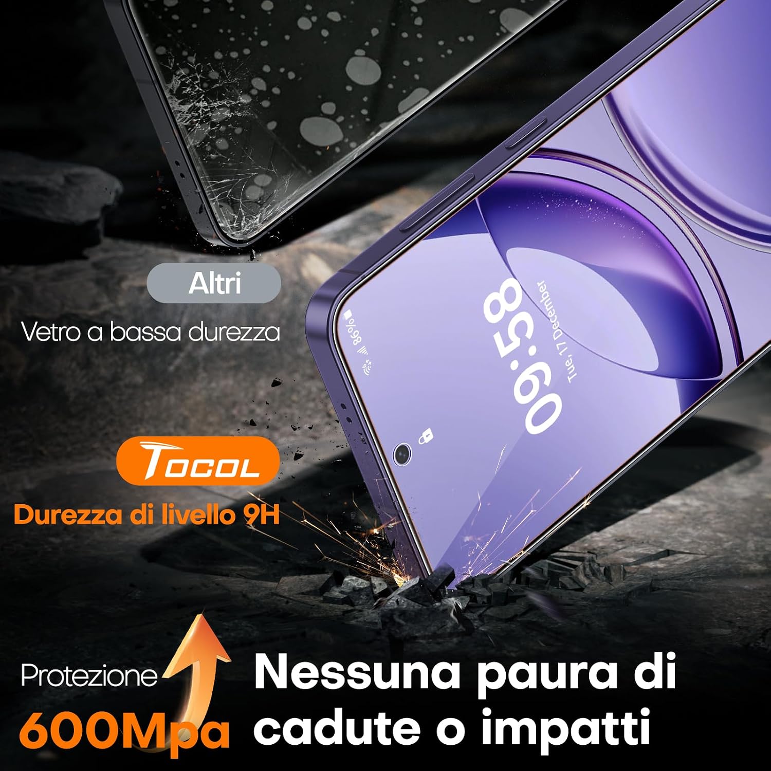 Thumbnail 6 de Pellicola TOCOL 9H per Galaxy S24 Plus
