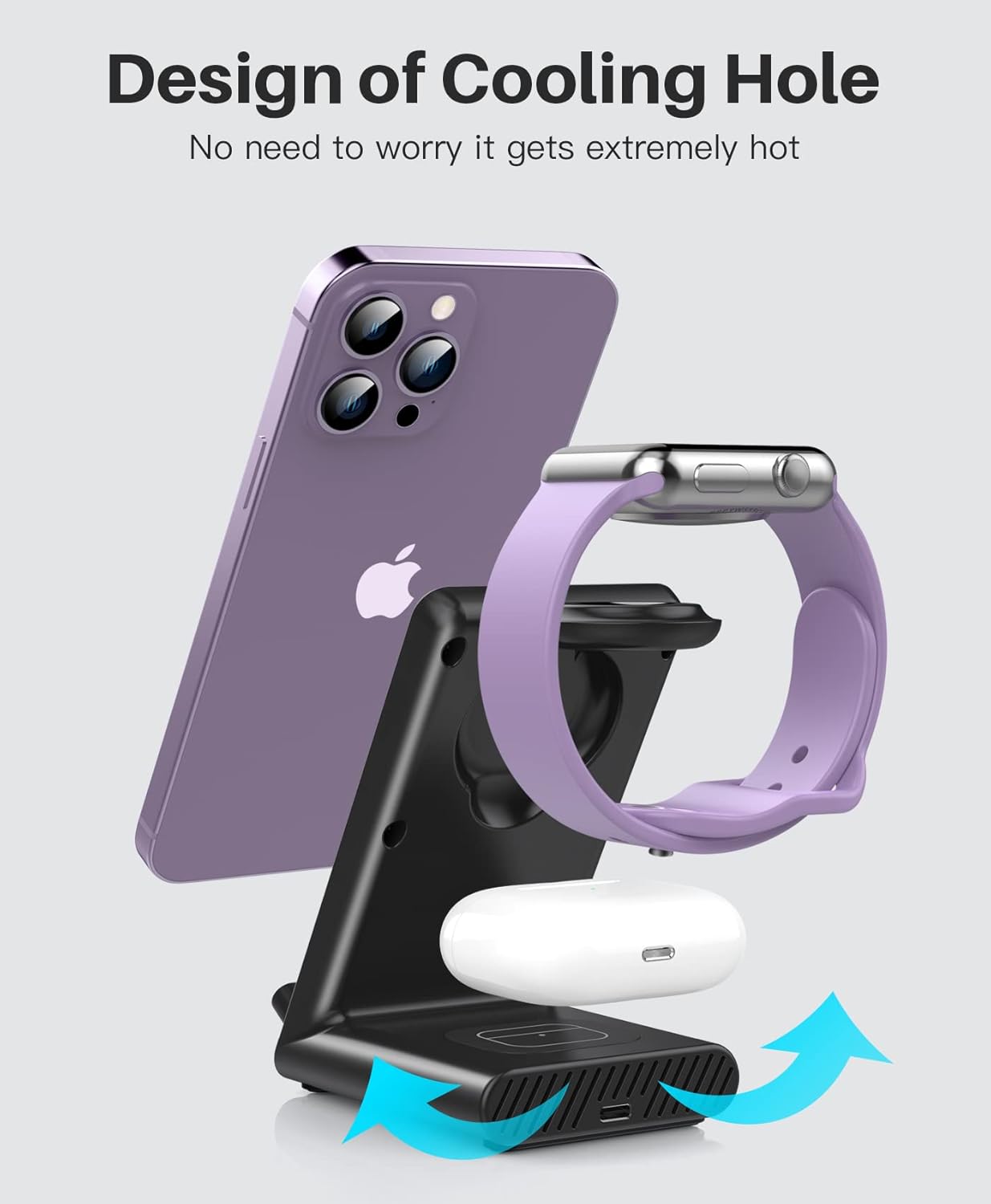 Thumbnail 5 de YLLZI Caricatore wireless 3 in 1 20W