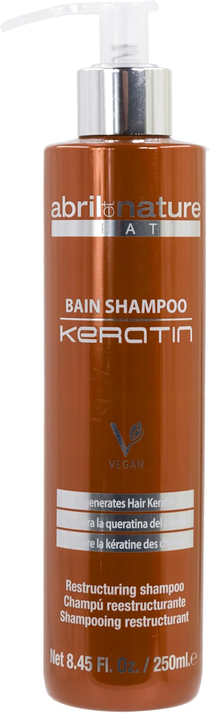 Detalle de Abril et Nature Champú Keratin para Cabellos Naturales 💆♀