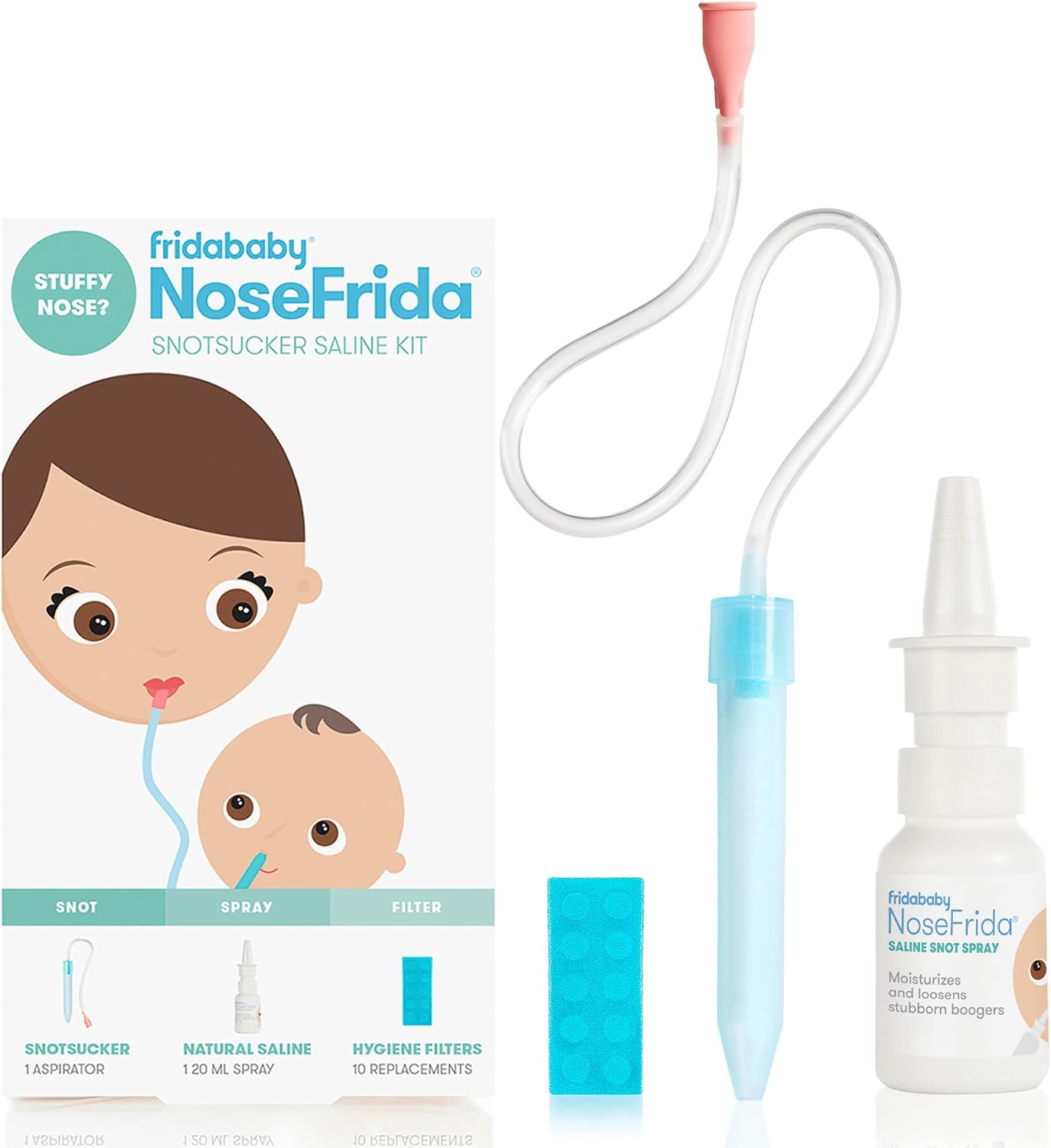 Thumbnail 6 de Frida Baby NoseFrida SnotSucker aspirator 4 filters 👶