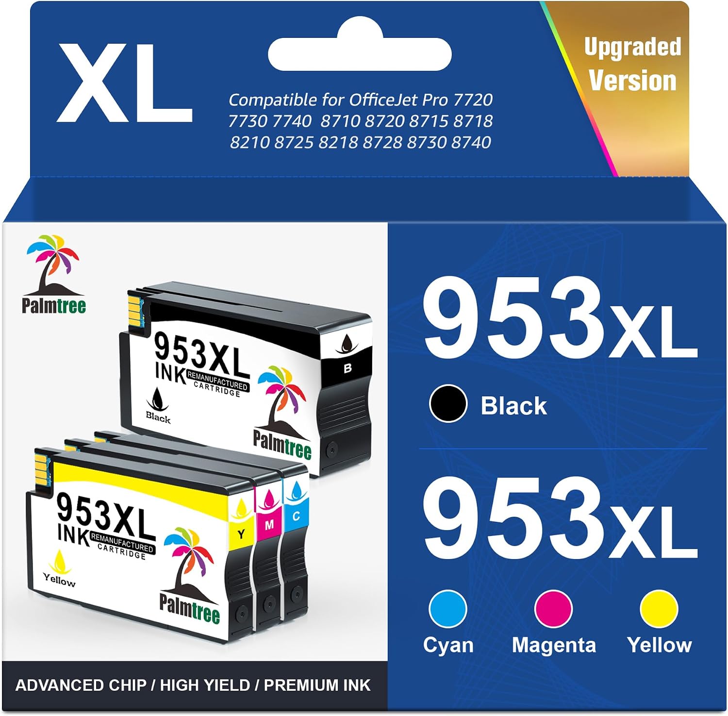 Detalle de Palmtree 953XL multipack cartucce HP 953XL