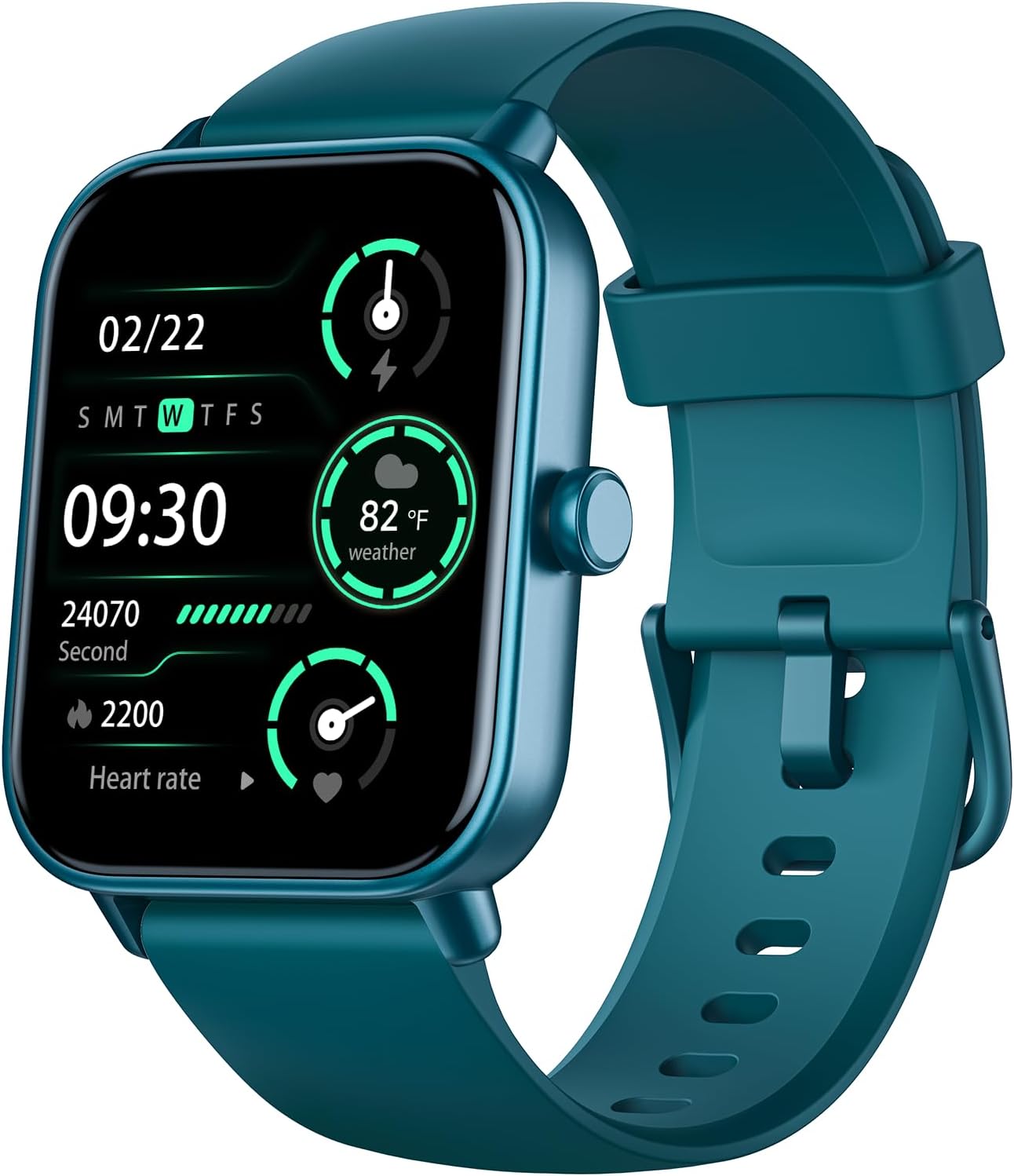 Detalle de Smart Watch for Men and Women with Heart Rate Monitor 💚