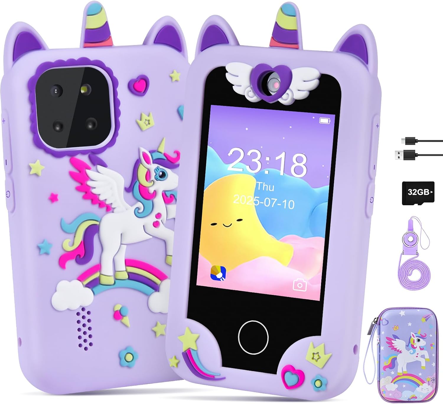 Detalle de Jusvenmt Kids Smart Phone 2.8" touchscreen