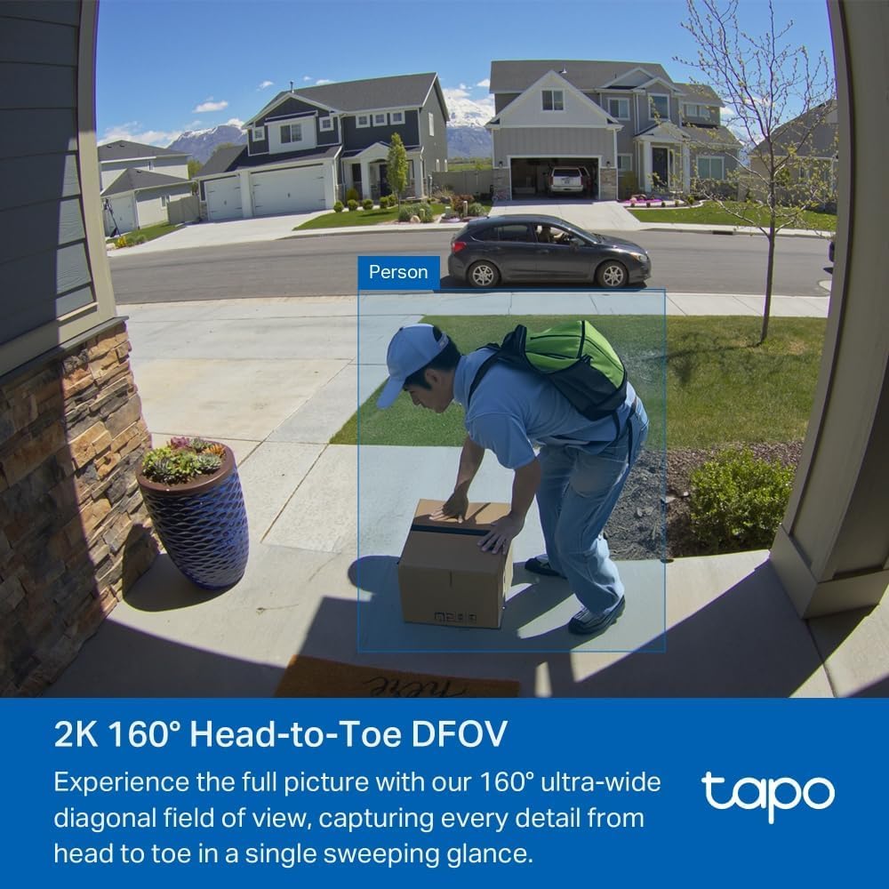 Detalle de Tapo TD21 2K Battery Video Doorbell
