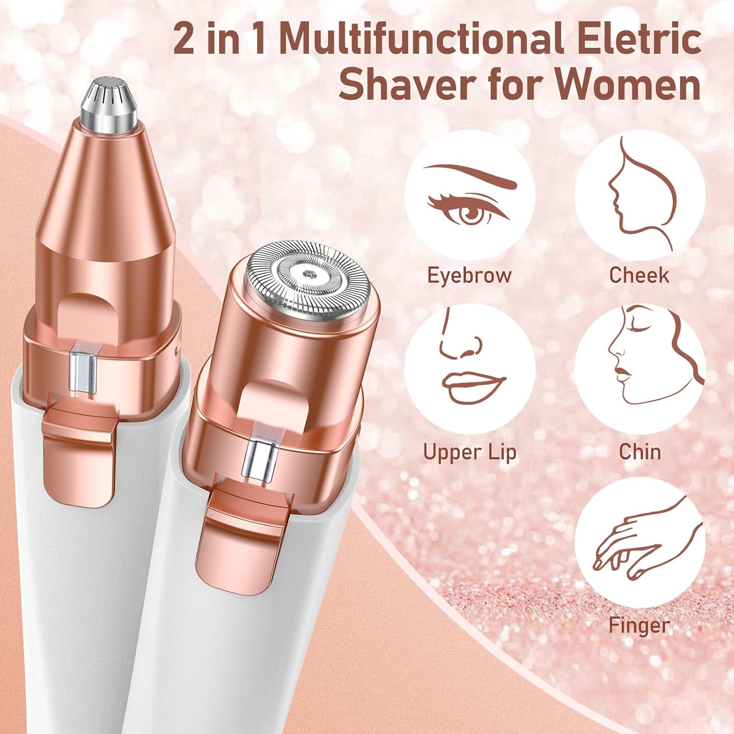 Thumbnail 1 de IFANZETECH Afeitadora facial mujer USB-C