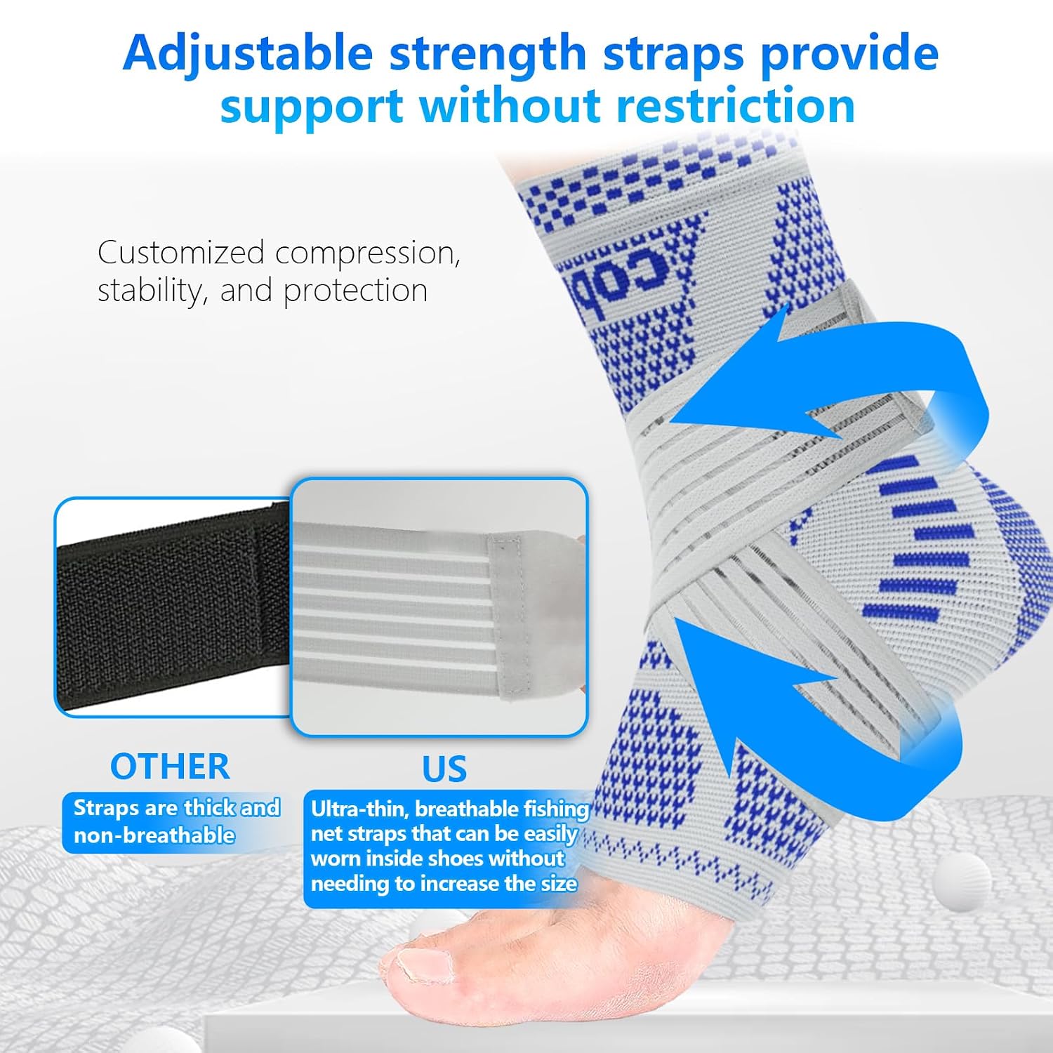 Thumbnail 6 de LISEPWU Copper Ankle Brace 1 sleeve