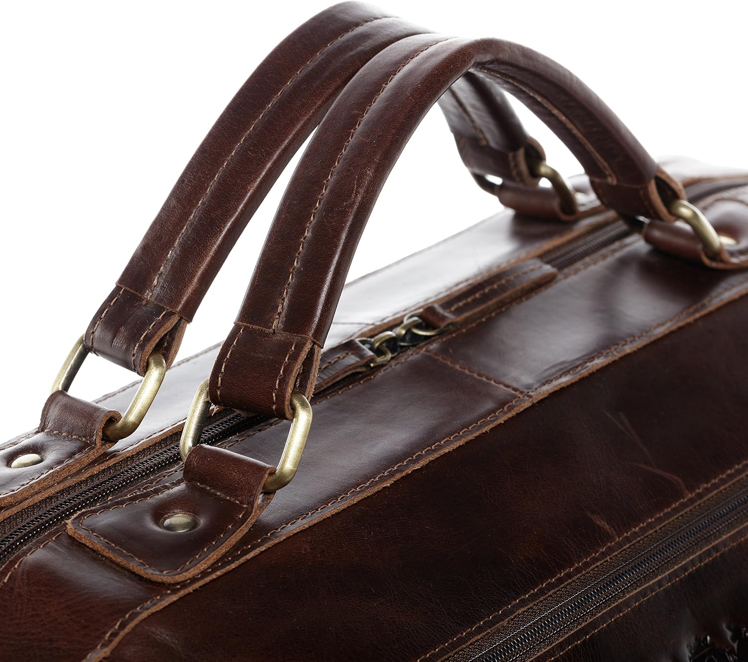 Thumbnail 6 de SID & VAIN Kingston XL Weekender Real Leather Travel Bag