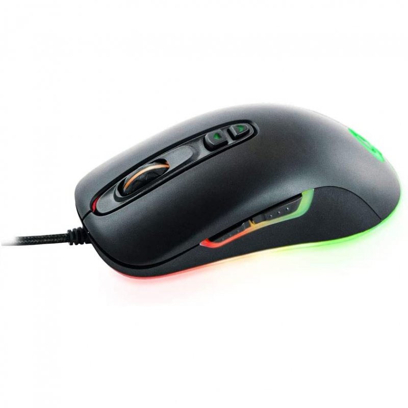 Detalle 2 de QPad DX30: Ratón Gaming 2800 DPI, diseño ergonómico para diestros