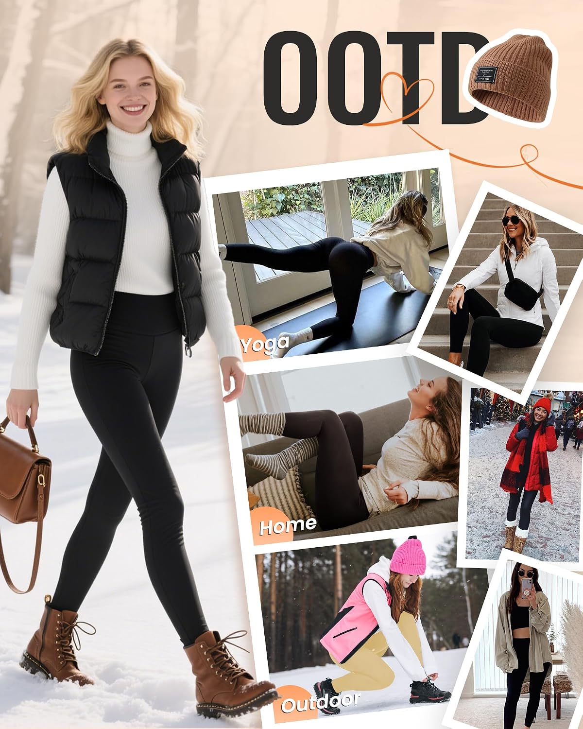 Thumbnail 3 de QGGQDD Fleece Lined Leggings