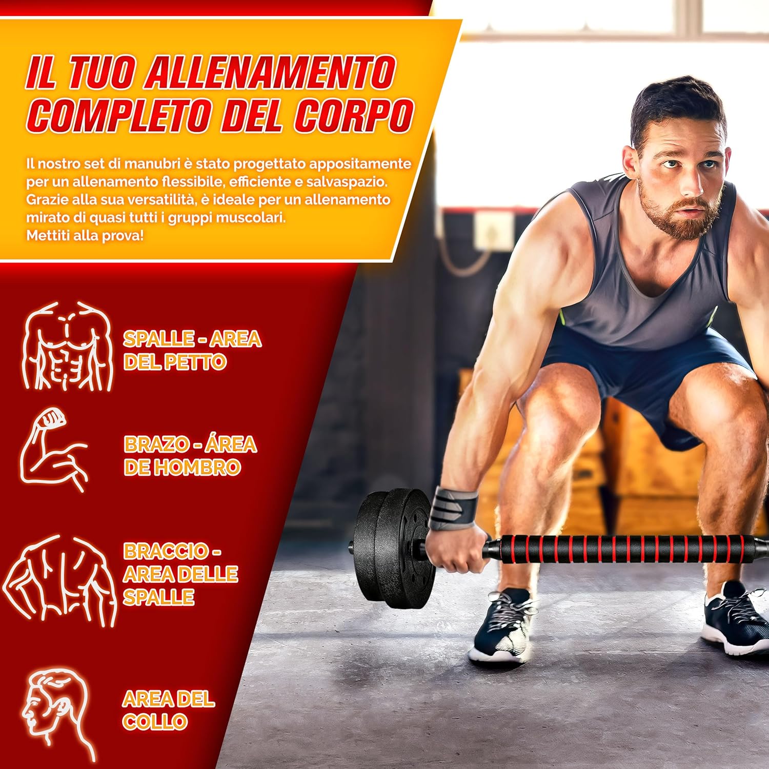 Thumbnail 5 de RE:SPORT Set di manubri 2 in 1 15-40 kg – Manubri regolabili con raccordo da 300 mm