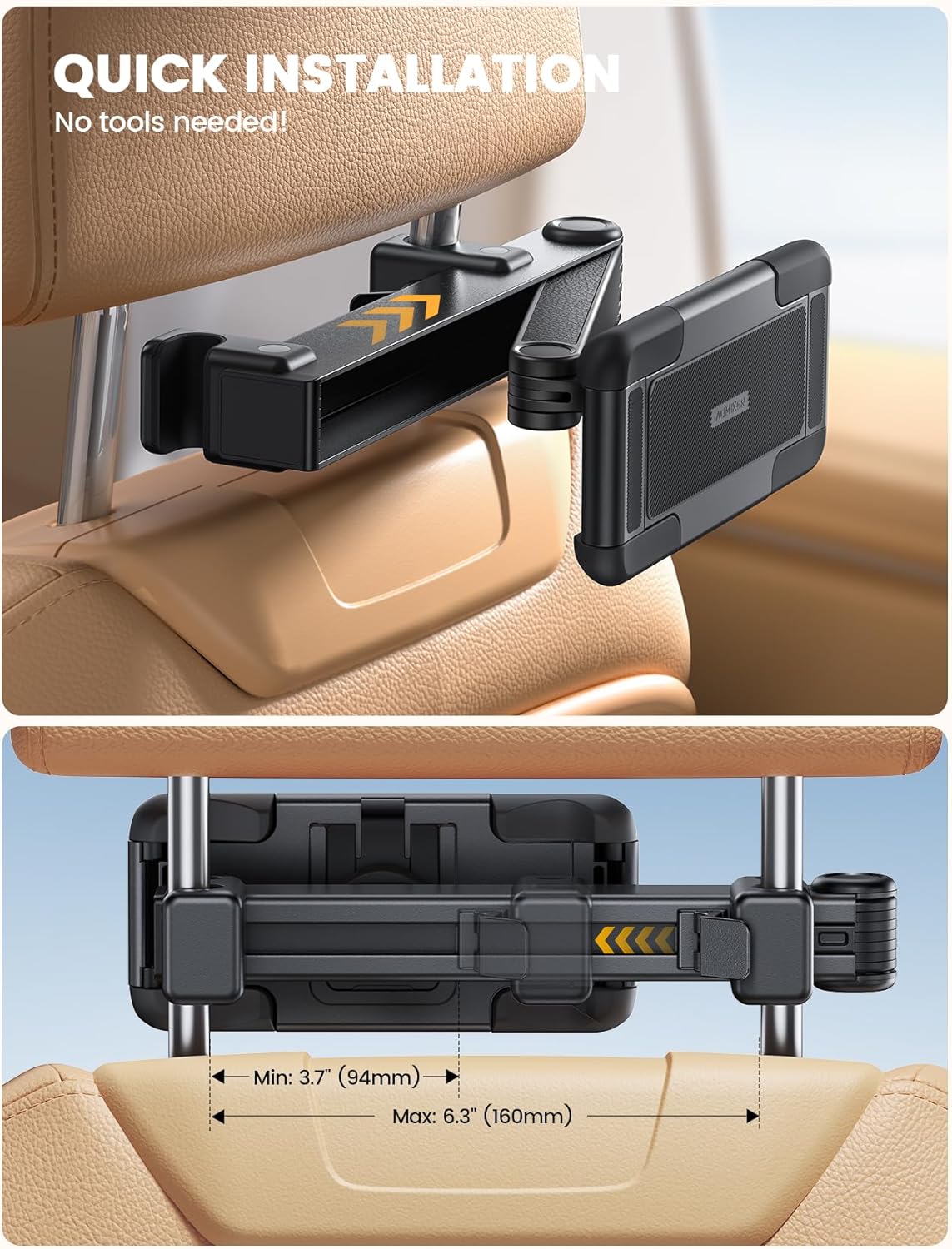 Thumbnail 5 de Lamicall Car Headrest iPad Holder 13.6